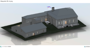 Modelisation BIM Revit a partir releve scanner laser 3D
